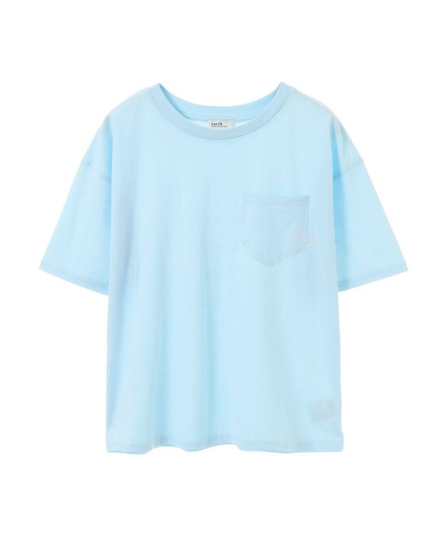 earth music&ecology ポケット刺繍Ｔシャツ Sax