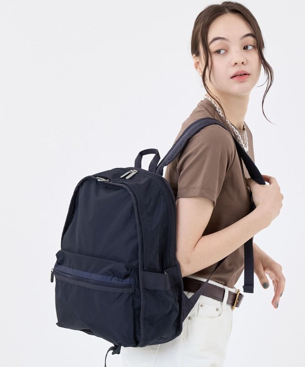 LeSportsac ROUTE BACKPACK/ディープシーブルー