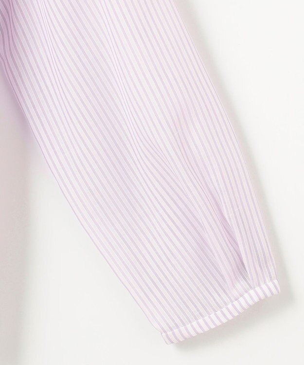 J.PRESS LADIES カチオン ストライプ カットソー ふじ色系1