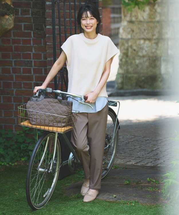 ANY 【ウエストゴム/ストレッチ】大人の７daysデイリーパンツ グレー系