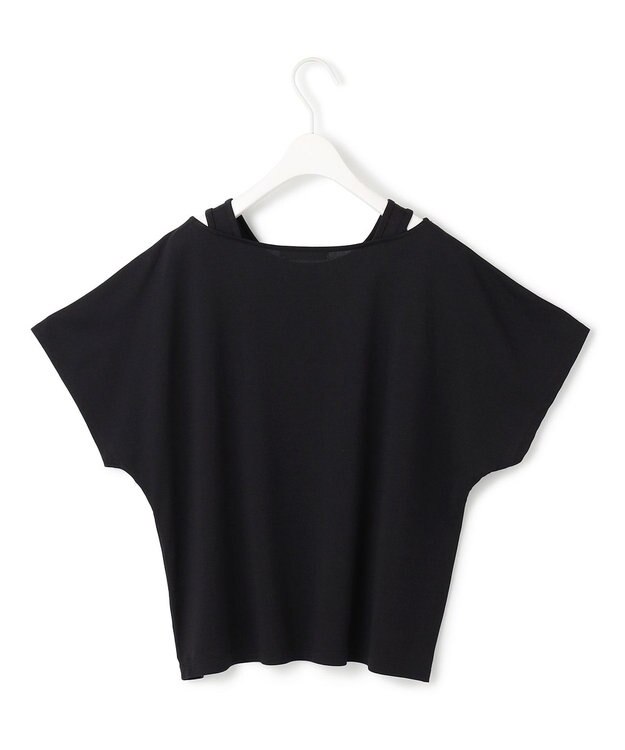 ICB 【UVケア・吸水速乾・洗える】ライクレイヤードTEE ブラック系