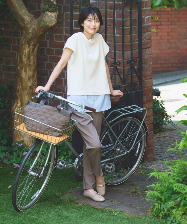 ANY L 【ウエストゴム/ストレッチ】大人の７daysデイリーパンツ グレー系