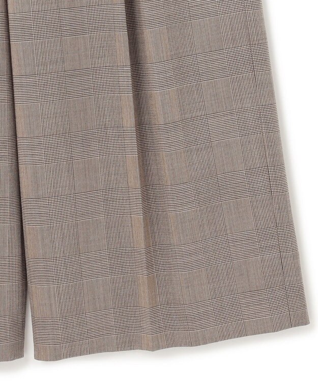 BEIGE， 【洗える】MER / グレンチェックパンツ Beige