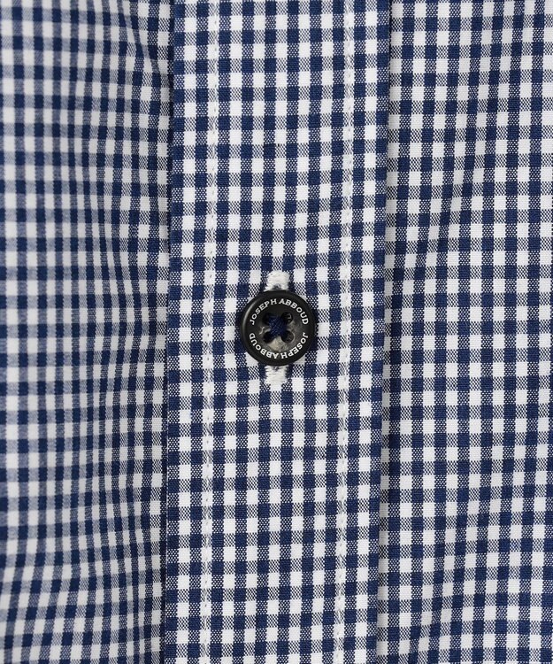 JOSEPH ABBOUD 【柔らかな肌触り/暖かい】ファインブラッシュド ネル チェック シャツ サックスブルー系6