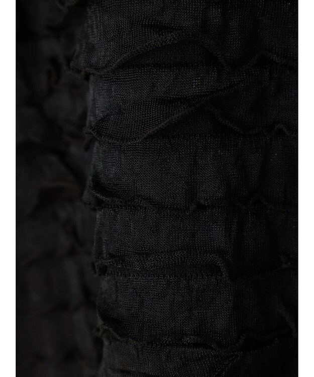 Green Parks フリルカットプルオーバー Black