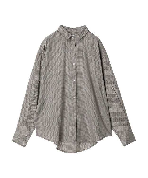 AMERICAN HOLIC イージーケアバックタックシャツ Hounds Tooth