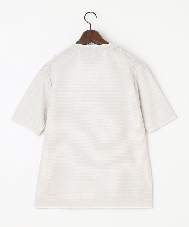 JOSEPH ABBOUD 【軽い/洗える】クールスキンニット Ｔシャツ ライトグレー系