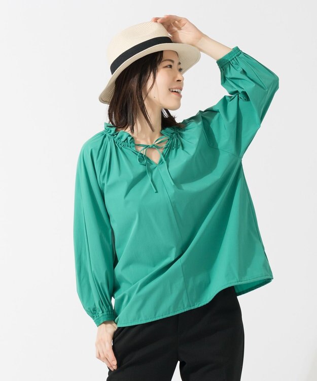 ONWARD Reuse Park 【UNFILO】ブラウス春夏 グリーン