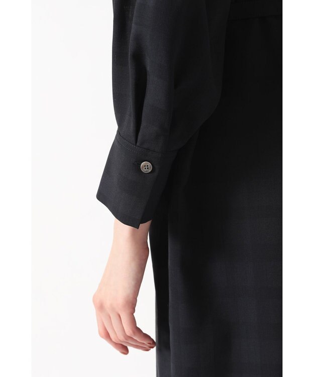 DAKS シャドーチェック 2WAYワンピース カーキ