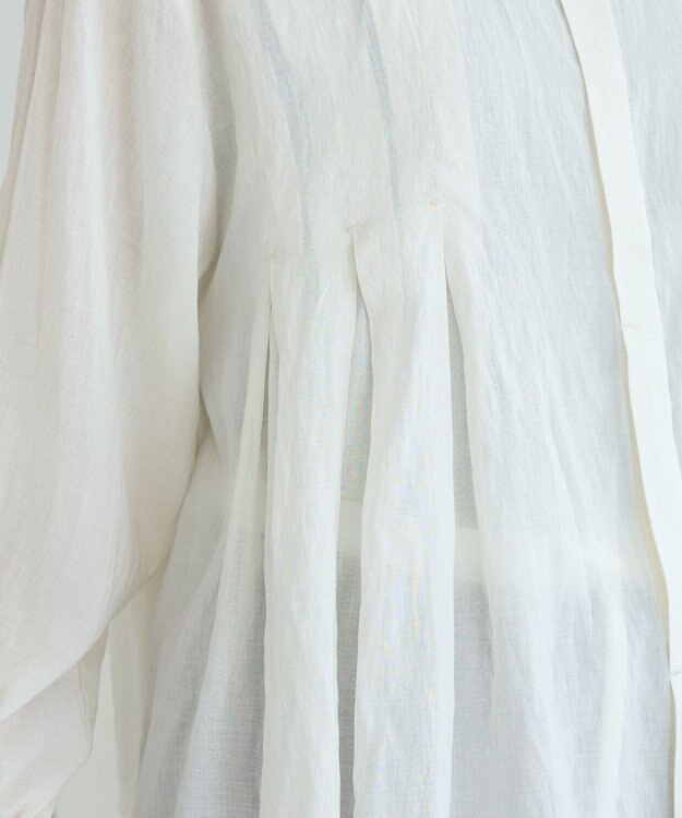 CRAFT STANDARD BOUTIQUE ヴィンテージボイルタックフレアシャツ Off White