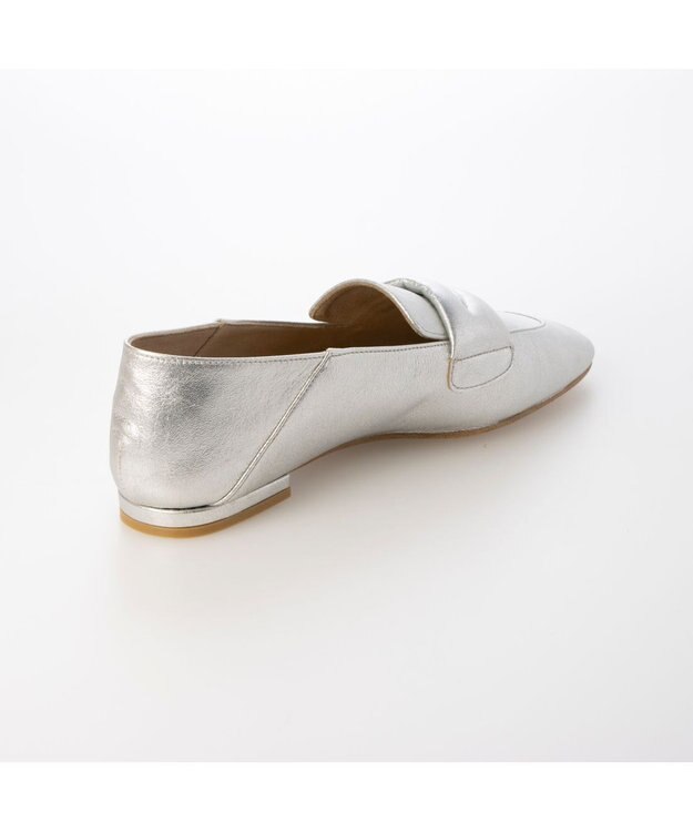 MODE ET JACOMO <MODE ET JACOMO>スクエアトゥコインローファー シルバー