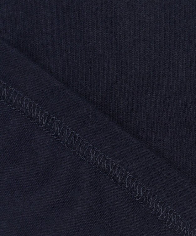 ANY KIDS 襟 刺繍 カットソー ネイビー