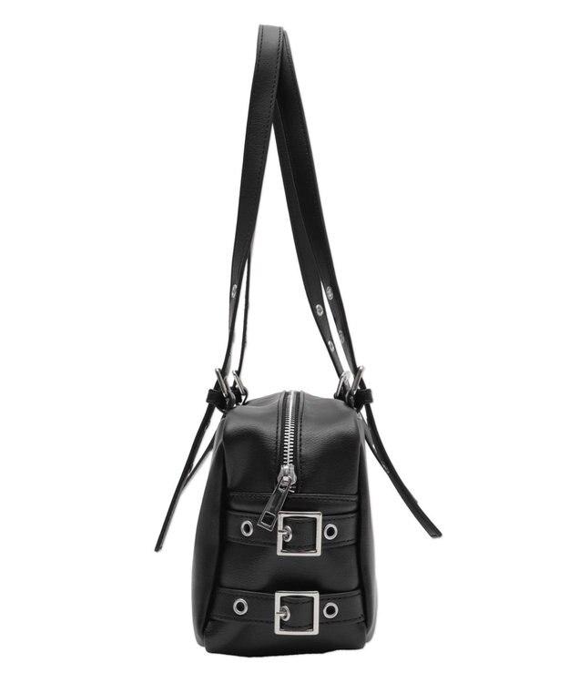 WEGO サイドベルトボストンバッグ ブラック