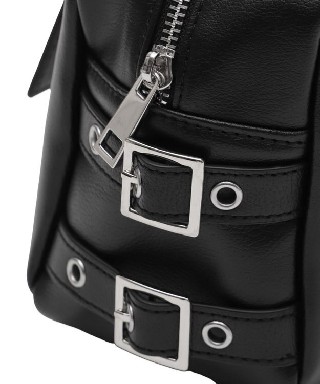 WEGO サイドベルトボストンバッグ ブラック