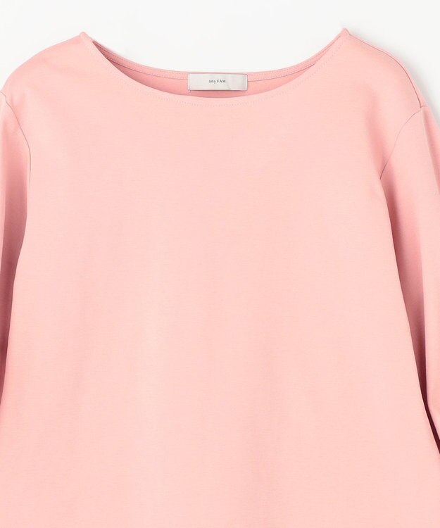 ANY 【WEB限定】シルケットスムース ツイストリーブプルオーバー ピンク