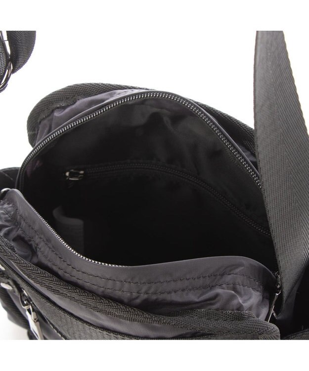 Y'SACCS 【Y’SACCS vous et】リップストップナイロンポシェット ブラック