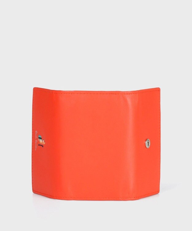 Paul Smith マーケトリーストライプラビット キーケース コーラル