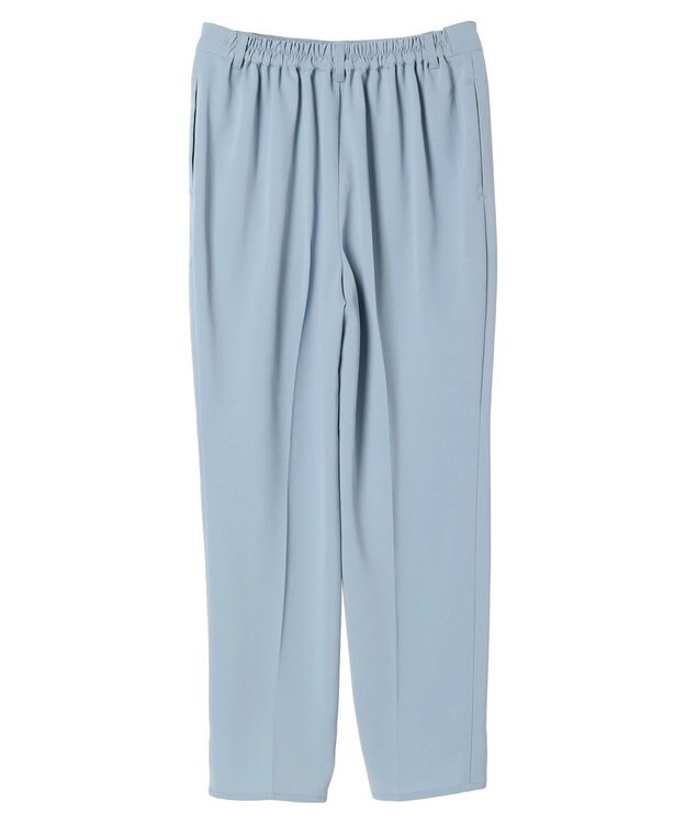 Green Parks きれいシルエットパンツ（とろみテーパード） Sax