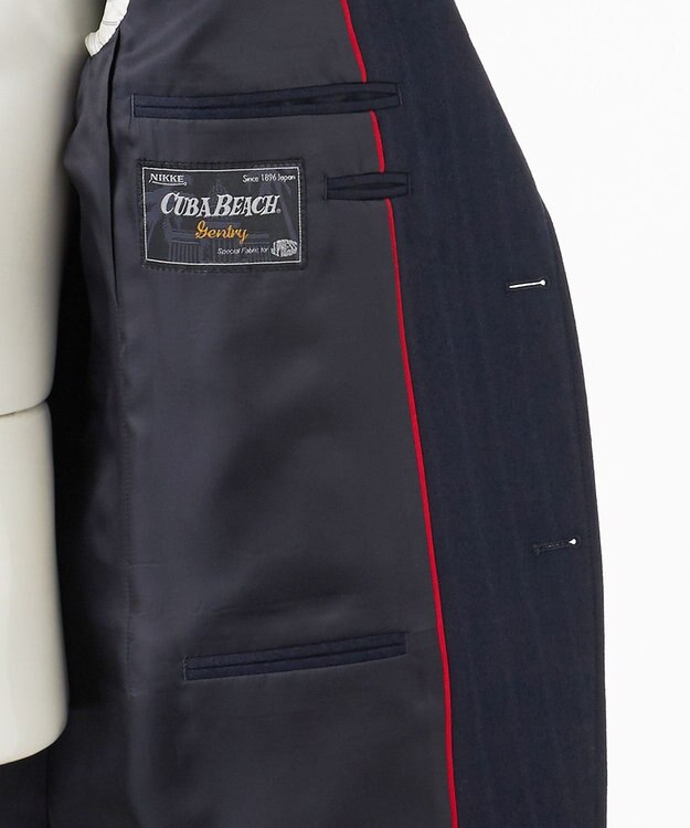 J.PRESS MEN 【CUBA BEACH GENTRY】サキソニーストライプ スーツ ネイビー系2