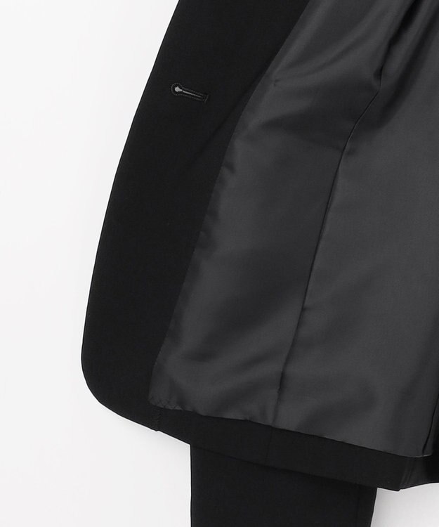 J.PRESS LADIES S 【リクルート対応】セラータカームスキン テーラード ジャケット ブラック系