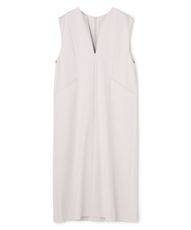 UNFILO BEAUTY MOVE キーネック ジャンスカ ライトグレー