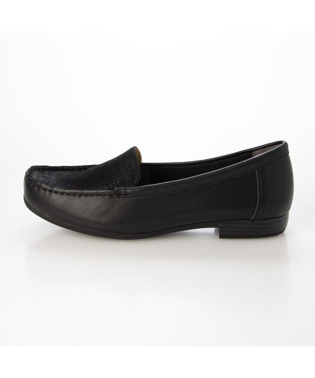 ing <ing>モカシューズ ブラック