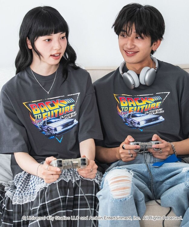 WEGO 【ミニオン / E.T. / バック・トゥ・ザ・フューチャー / デロリアン/ユニセックス着用ITEM/SMLサイズ展開】キャラクターズグラフィックT3（SS） 柄3