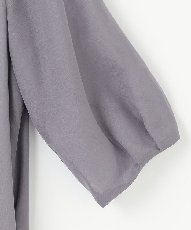 J.PRESS LADIES 【洗える】ブライトスパンボイル ワンピース グレージュ系