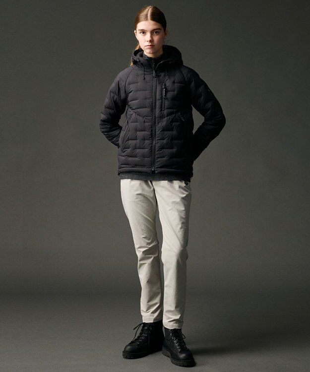 JOSEPH ABBOUD MOUNTAIN 【2WAYストレッチ/5ポケット】ハイパワー2WAYストレッチ パンツ ライトグレー系