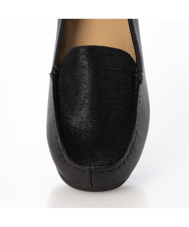 ing <ing>モカシューズ ブラック