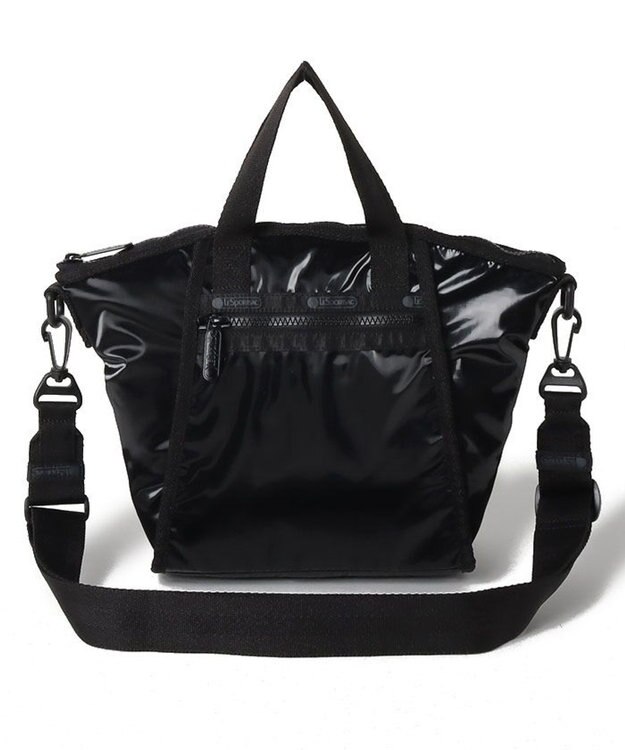 LeSportsac TOP HANDLE CONV TOTE/ブラックシャイン ブラックシャイン