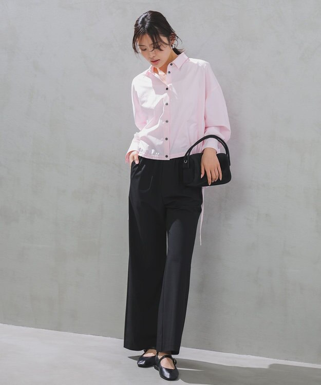 UNFILO L 【WEB限定カラー】ドロスト イージーケアシャツ ピンク