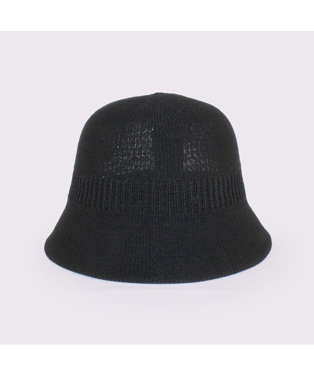 ATRENA リブニットハット ブラック