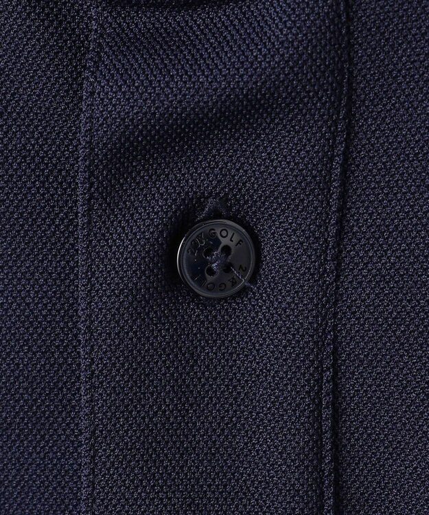 23区GOLF 【MEN】エイトムーブカノコ ストレッチポロシャツ ネイビー系