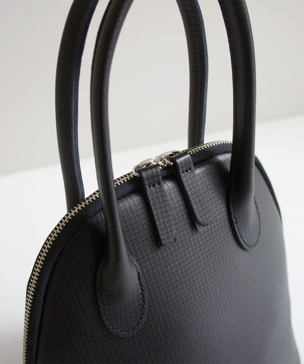 TIDEWAY MOSS グリッド ボストンバッグ S ブラック