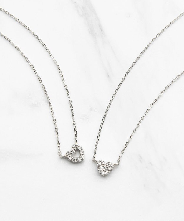 TOCCA 【WEB限定】FULL OF LOVE NECKLACE プラチナ ダイヤモンド ネックレス プラチナ系