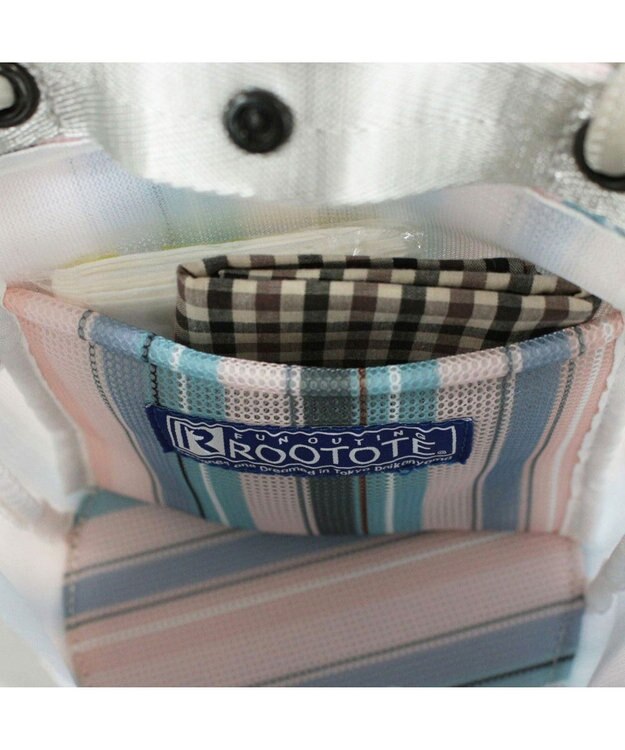 ROOTOTE 1085【手洗い可能】SC.ベビールー.ストライプ.ウエッファ-B 03：ラベンダー