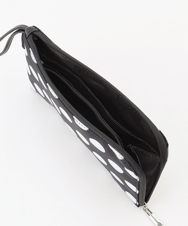 Y'SACCS イタリアンシープ　マルチポーチ付き　ホーボーバッグ ブラック