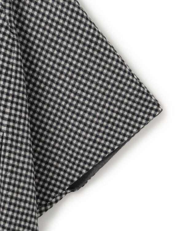 ICB WoolRever ポンチョコート チェック系