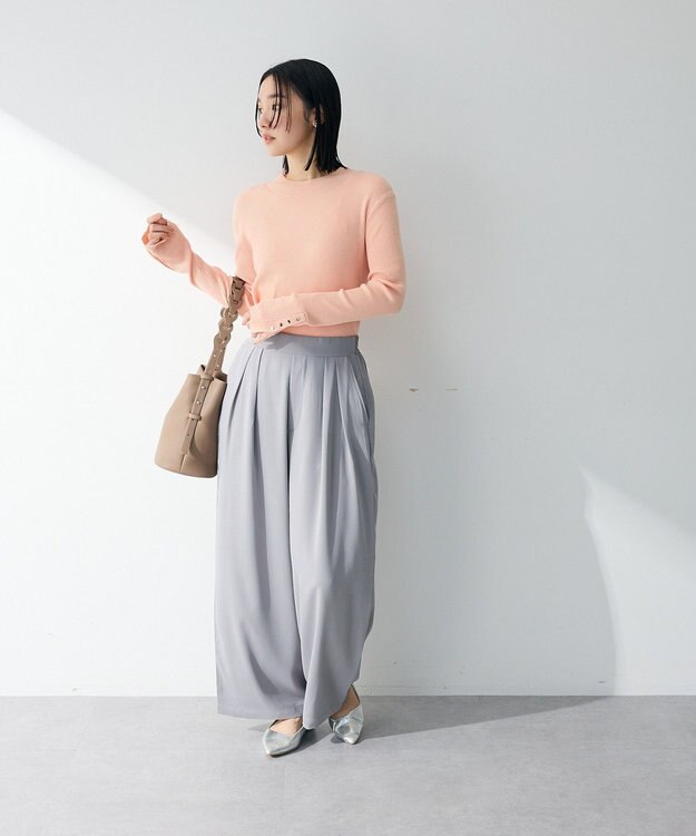 Green Parks シーンレスワイドパンツ Gray