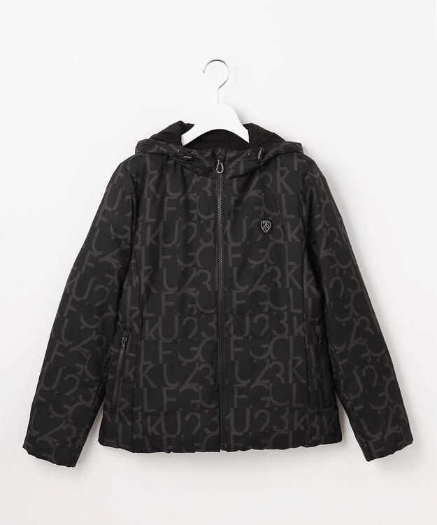 23区GOLF 【WOMEN】中綿ロゴグラフィックブルゾン ブラック系5