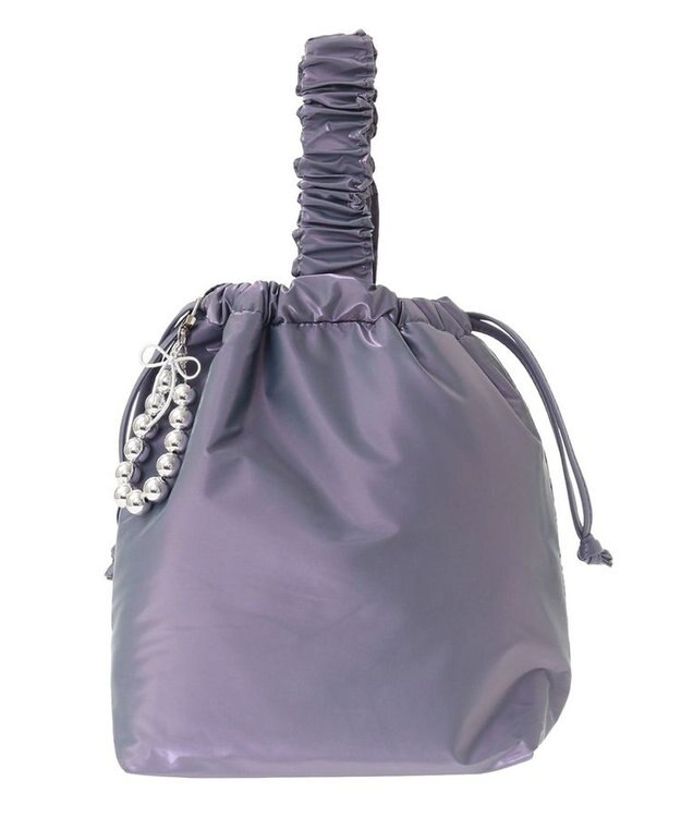 Green Parks ａｎｄｍｉｋｋａ　チャーム付きミニショルダーバッグ Silver