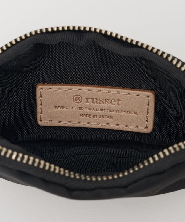 russet クラウズナイロンネックポーチ(Z-232) Black