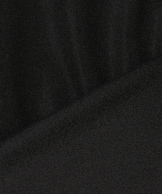 BEIGE， SELEN / リブコンビ シアーTシャツ Black