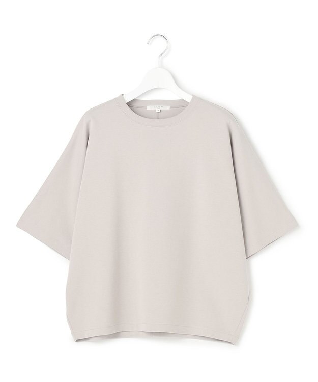 23区 【SLOW/一部店舗限定】ライトダンボール ドルマンスリーブ カットソー ライトグレー