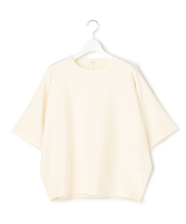 23区 【SLOW/一部店舗限定】ライトダンボール ドルマンスリーブ カットソー アイボリー