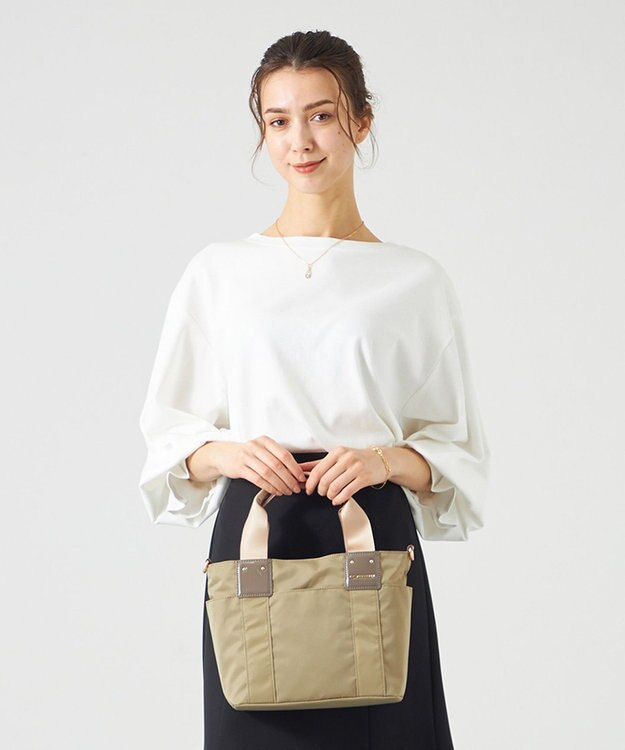 LA BAGAGERIE 2WAYナイロンミニトート カーキ