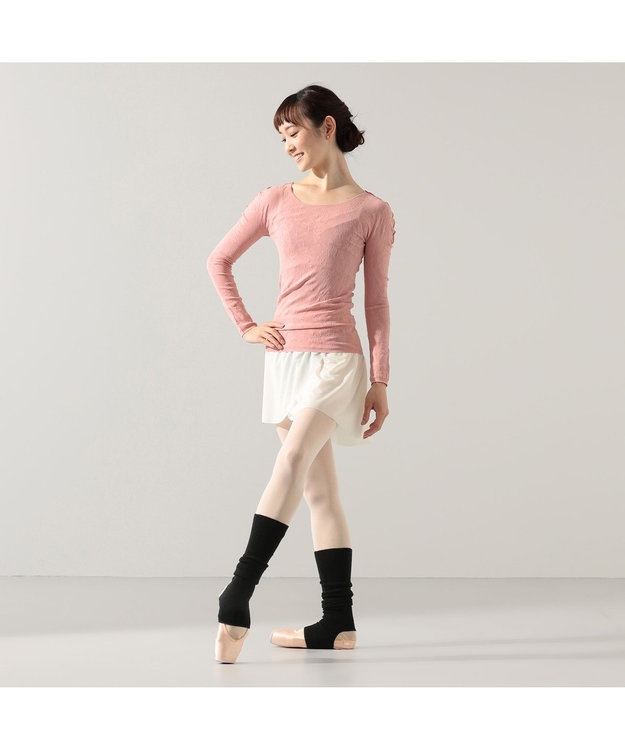 Chacott レッグカバー(ミディアム) ブラック