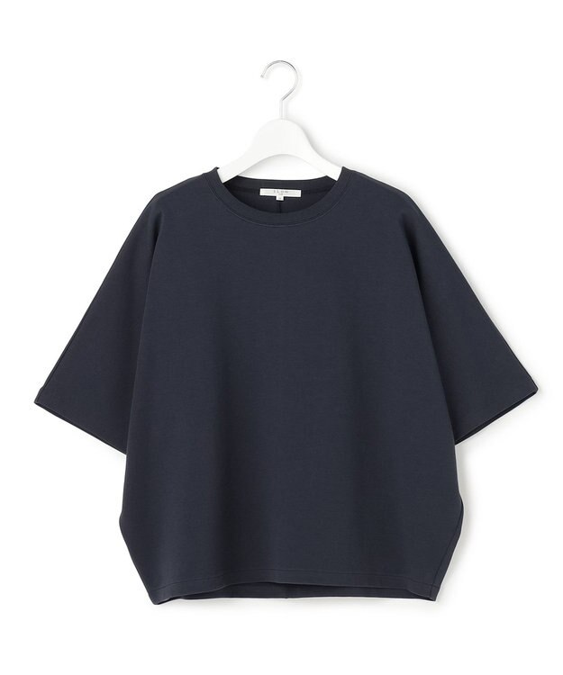 23区 【SLOW/一部店舗限定】ライトダンボール ドルマンスリーブ カットソー グレイッシュネイビー