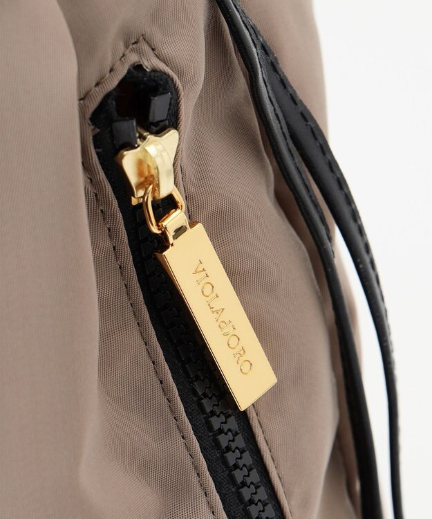 23区 VIOLAdORO GINO ナイロン2way バッグ ベージュ系